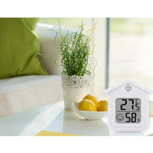 ASWRTYJO ABS Electronic Digital Display Wall-Mounted Indoor Household Thermometer Flower House