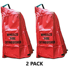 (2 Pack) Outdoor Fire Covers for 150 Lb Wheeled Unit Fire Extinguishers