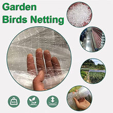 Elitix Fruit Trees Trellis Garden Netting - 10 16 23 33 49 66 82 98 115 131 Ft Wide, Professional White Protection Deer Fence - for Anti Bird, with Square Mesh(40x40m/131x131ft)