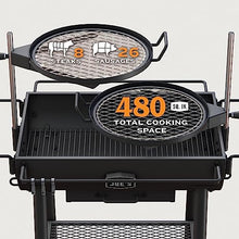 Oklahoma Joe's Firecraft Series Modular Open Fire Barrel Charcoal Grill with 480 sq. in. Cooking Area in Black