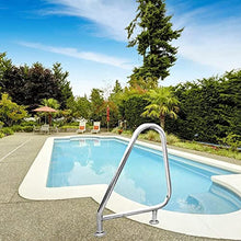 Pool Handrail Handle Grab Rails Swimming Swimming Pool Handrails Spa Deck Rails, Stainless Steel 3- Bend Safety Handrails, (Size : 81x90cm)