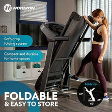 Horizon Fitness T101 Foldable Treadmill Black