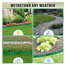 120FT Tall Garden Edging Border, 2IN Height, 180 Stakes, Easy Lawn & Flower Bed Landscape Edging