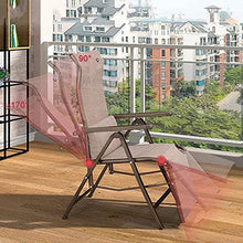 Zero Gravity Reclining Lounge Chair with 90-160° Backrest Adjustment, Outdoor Zero Backrest Patio Lounge Chair, Folding Pool, Beach, Camping, Lawn Chair, Indoor Office Sunbathing Deck SUP (Gray)