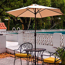 EUQKKWLOY Outdoor Patio Umbrella 6.5FT / 200cm Garden Shade with Ventilation Non-Fading Canopy 8 Durable Steel Ribs Perfect for Beach & Table Use UV Protection