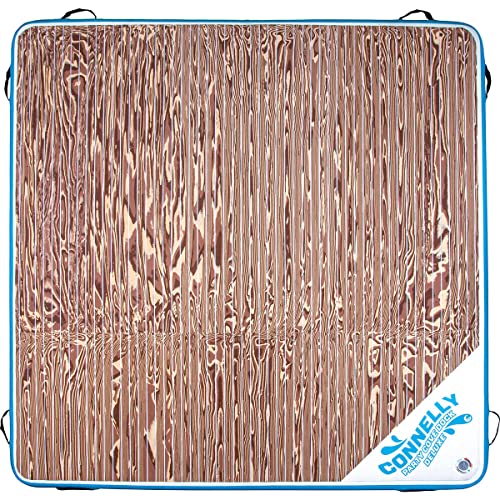 Connelly CWB Party Cove Dock 8' Inflatable Floating Water Mat Brown