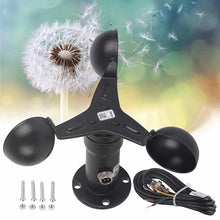 Aluminum Alloy Anemometer Wind Speed Sensor Pulse Signal Output Detector
