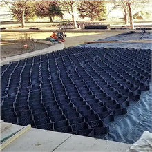 COZMAX Soil Ground Mud Control Grids，Geogrid 2 Inch Tall Soil Stabilizer Geocell for Subgrade Work,for Subgrade Work, Landscaping, Honeycomb Gravel Ground Grid (Size : 5x10m(16.5x33ft))