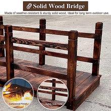 ZIMGOD Flat Garden Bridge 150cm Long, Heavy Duty Pond Bridge Rectangle, Small Stream/Water Channel/Shed Footbridge Walkway, Easy to Assemble