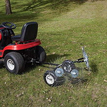 Yard Tuff Acreage Rake 4-Tine Steel Tow-Behind Lawn Dethatcher