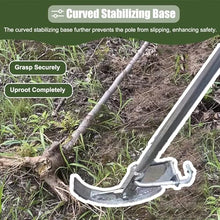 Large Size Sapling Puller, Sapling Root Post Puller Tool 90 cm Pole 1 inch Shaft For 0.8 Posts