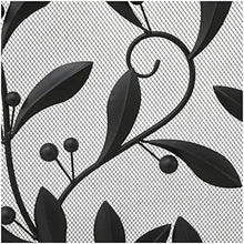 Fireplace Screen 3 Panel Folding Fireplace Net with Leaves and Flowers Design, 45" x 30" Fireplace Screen