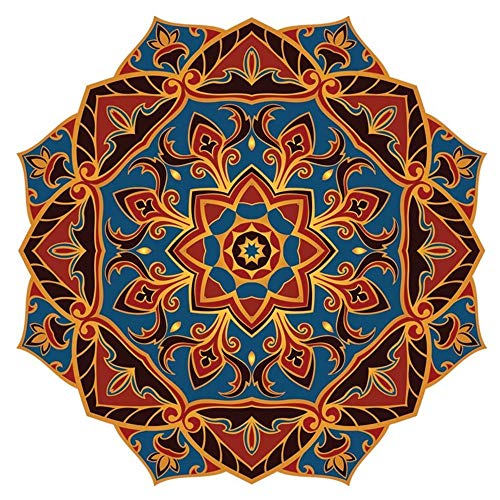 Custom Mosaics, Inc. Mystic Voyage Mandala Porcelain Pool Mosaic 23"x23