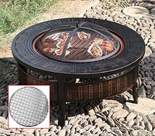 Fire Pits Outdoor Outdoor Bonfire Pit, Garden Wood Burning, Used for Backyard Terrace BBQ and Barbecue Grill, 81cm/31.8"