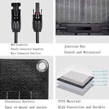 KZZAAO 800W Flexible Solar Panel Kit, 2Pcs 400 Watt Solar Panel Portable Monocrystalline Panels for Boat RV Camper Outdoor Battery Charging