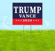 TampaPrinting Trump Vance Yard Sign 18" x 24" with Metal Step Stake