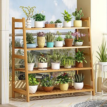 MIIKHI Plant standModern Rustic Plant Trellis Easy to Install Wooden Flower Stand Outdoor Corner Plant Shelf Plant Stand Multiple Plant Shelves Stand for Living Room T