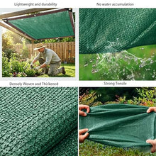 ACFBGFV Shade Cloth for Garden,14x 36 FT 90% Mesh Tarp with Grommets Shade Cloth for Greenhouse,Patio,Vegetables,Plants Cover and Chicken Coops,Dark Green Shade Net for Outdoor Garden