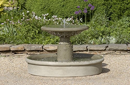 Campania International FT-79-AL Esplanade Fountain, Aged Limestone Finish