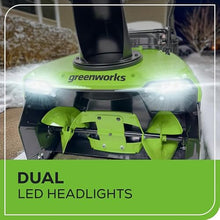 Greenworks 60V 20'' Brushless Snow Thrower, 1X4Ah Battery and Fast Charger Included