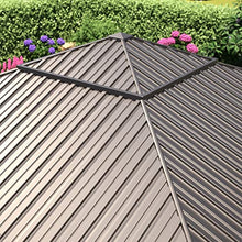 TOOLPORT 13x13 ft Hardtop Gazebo Steel Roof