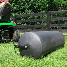 Brinly 485 lb. Tow Behind Poly Lawn Roller with Easy Turn Plug, 18 by 48"