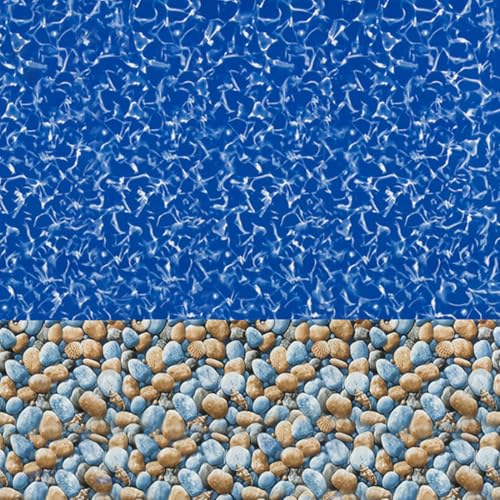 Swimline Overlap Pool Liner for Above Ground Pools, Bedrock, 21 (Round), 48/52 Inch Wall, 25 Gauge