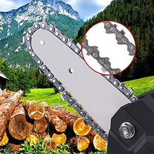 Mini Chainsaw 4 Inch Hand Held Cordless Chainsaw 2 Batteries and Brushless Chainsaw Motor 26V Electric Hand Saw Weighing 0.7kg One Battery