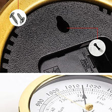 LLHBBSHYYDM Traditional Barometer, Traditional Weather Station for Home Wall, Fishing Vessel, Infants Room, Office