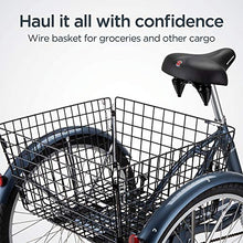 Schwinn Meridian Adult Tricycle Bike Slate Blue (24-Inch Wheels)