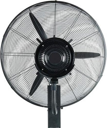 GAZOGJ Industrial Misting Fan with Oscillating Cooling Mist Humidifier Height Adjustable 3 Speed ? Swivel Function Misting Cooling Fan for Home Office and Restaurant,Copper-65cm