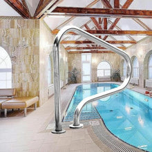 MSHOSAC Non-Slip Pool Grab Rail - Easy Install Safety Handrail for Indoor & Outdoor Pools, Enhanced Stability Support for Maximum Safety in Wet Areas