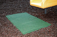 IncStores Outdoor Playground Mat 2 1/4 Inch Thick Rubber 32" x 54" Earth