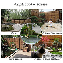 Water Features for The Garden Bird Bath Water Feature Pump Bamboo Fountain is Suitable for Decorating Fish Tanks,Stone Troughs,5(45Cm/17.7In)