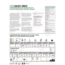 Genuine for DSE8620 MKII Generator Sync Utility Failure Control Module