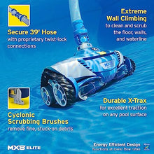 Zodiac MX8 Elite Suction Pool Cleaner with Cyclonic Leaf Canister Blue