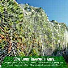 Farm Plastic Supply - Garden Mesh Netting Barrier - Fine Bug Netting for Garden, Insect Pest Barrier (6' x 300')