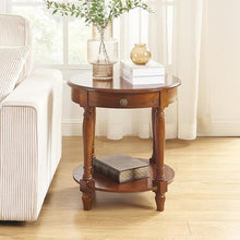Couch End Table Wooden Sofa Side Table Living Room Round Side Table Coffee Table Modern Side Table Corner Tables for Living Room