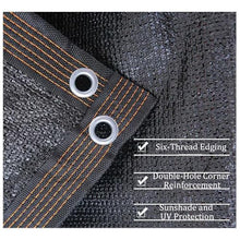Heavy Duty 98% White Shade Cloth with Grommets, Breathable HDPE Mesh Tarp
