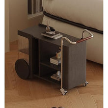 CHmrfvqtus Couch Side Table Modern Trolley Rack Simple Mobile Side Table Cabinet Home Living Room Leisure Tea Bar