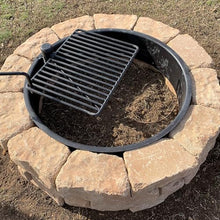 Pilot Rock Fire Pit Ring & Grate - Heavy Duty - 30 in, 3-Pack - Alloy Steel