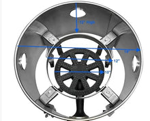 Heavy Duty Portable Propane Stove Burner With Wheels 200,000 BTU