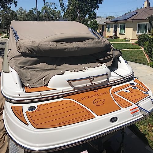 Valman Boat EVA Faux Teak Decking Floor for 2007 Crownline 220EX - Multiple Color Options