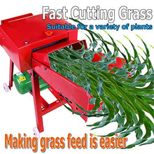 TXMACHINE® Lawn Mowers 800kg/h hay Cutter Machine with Miniature Circuit Breaker hay Cutter Silage Machine Electric Grass Cutter for Chaff,Corn Straw,Grass,Wheat Straw (with 2.2KW 220V Motor)