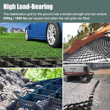 Blazea Paver Path Base Gravel Ground Grid, Walkway Driveway Grids for Gravel, Outside Long Geo Grid Shed Base, Honeycomb Hdpe Garden Edging Grid(6x7M/19.7x22.9FT)