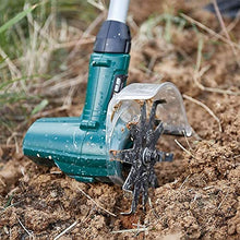 GenSDH Electric Scarifier Cordless Handheld Rotavator with Rechargeable Battery1300Mah, Portable Electric Tiller for Gardens, Vegetable Plots, Greenhouses