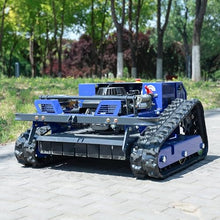 NUOYU 7.5HP Petrol Remote Mower 800m Range 55cm Cut Electric Height 2-15cm 45° Slope Low-Noise Brushless for Large Garden