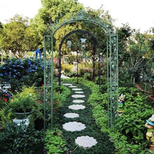 OREKPOT Extra Large Wedding Arch, Metal Arch Trellis, Garden Pergola Arbor for Party, Ceremony, Decoration, Climbing Plant, Lawn, Terrace，250cm/98.4in