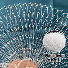 Plastic Garden Fencing Garden Netting for Raised Beds, Durble Nylon Anti Bird Net Greenhouse Row Covers for Vegetables Plants Fruits Flowers Crops Protection, Small Hole 3/5x3/5in(15x25m(49x82ft))
