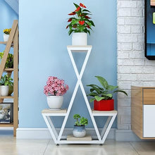 RWGOVLU Plant Stand Metal Plant Shelf Modern Multi-layer Wrought Iron Flower Stand Floor-standing Living Room European Creative Indoor Plant Racks Flower Stand